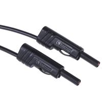 973646100 Hirschmann Test & Measurement, 16A, 30 V ac, 60V dc, Black, 1m Lead Length