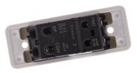 k4841-whi MK Electric White Architrave Switch, 2 Way, 1 Gang, Logic Plus