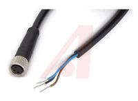 pkg3m-2 Turck Female 3 way M8 to Free End Sensor Actuator Cable, 2 m