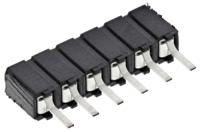 ces-106-01-t-s Samtec CES Series Straight Through Hole Mount PCB Socket, 6-Contact, 1-Row, 2.54mm Pitch, Through Hole Termination