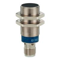 xs118b3nam12 Telemecanique Sensors Inductive Threaded Barrel Proximity Sensor, M18, 8 mm Detection, NPN NO, 12 → 24 V dc