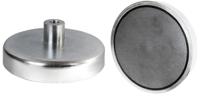 e774 Eclipse Pot Magnet 16mm Threaded Hole Samarium Alloy, 6kg Pull