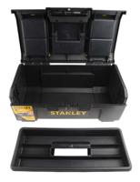 1-79-216 Stanley One Touch 2 drawers  Plastic Tool Box, 410 x 410 x 218mm