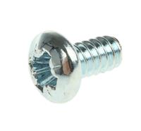 275-0347 RS PRO Pozidriv No 6 UNC Pan Steel Machine Screws ANSI B 18.6.3x1/4in