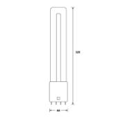 146737 LED PL Glass 2G11 12W (24W) 1475lm 840AC