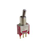 209-9371 RS PRO Toggle Switch, Panel Mount, On-Off-On, SPDT, Through Hole Terminal