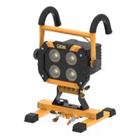 jcb-fl40s-222v JCB Rechargeable LED Work Light, 4000 lumens, 100-240 V, IP65