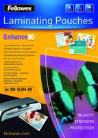 5302202 Fellowes A4  Laminator Pouches 80micron Thickness, 100 Pack Quantity