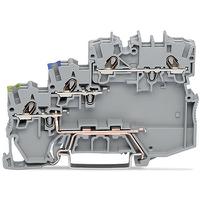 2000-5317102-000 WAGO 2000-5317/102-000 TOPJOB S Series Grey, 1mm², 3-Level, Push-In Cage Clamp Termination