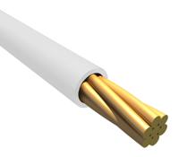 6710-wh005 Alpha Wire Ecogen Ecowire Series White 0.08 mm² Hook Up Wire, 28 AWG, 7/0.12 mm, 30m, MPPE Insulation, 6710 WH005