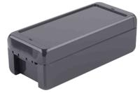 96014124-b-180806-pc-v0-7024 Bopla Bocube Series Graphite Grey Polycarbonate V0 Enclosure, IP66, IP68, IK07, Graphite Grey Lid, 191 x 80 x 60mm