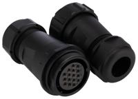 304-332 RS PRO Circular Connector, 16 Contacts, In-Line Cable Mount, SP29 Connector, Plug, Socket, Male/Female, IP68, SP29