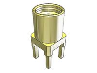 mmcx-j-p-h-ra-sm1 Samtec MMCX Series, Jack Surface Mount MMCX Connector, 50Ω, Solder Termination, Right Angle Body