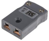 774-7194 RS PRO Miniature Thermocouple Connector for Use with Type B Thermocouple, 4mm Probe, IEC, RoHS Compliant Standard
