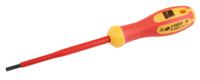 125-3080 RS PRO Slotted Insulated Screwdriver, 3.5 x 0.6 mm Tip, 100 mm Blade, VDE/1000V, 190 mm Overall