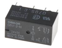 g5v-2-h-dc24 Omron PCB Mount Signal Relay, 24V dc Coil, 1A Switching Current, DPDT