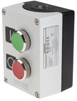 3su1852-0ab00-2ab1 Siemens Enclosed Push Button - SPDT, Metal, Green, Red, IP66, IP67, IP69