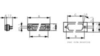 173114-0005 FCT from Molex 173114 9 Way Solder Mount D-sub Connector Socket
