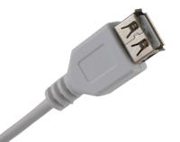 251-3226 RS PRO USB 2.0, Male USB A to Female USB A, 1m