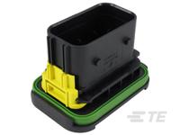 1-2112162-1 TE Connectivity Automotive Connector Socket Black Flange Mount 21 Way