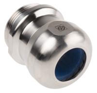 53806728 Lapp SKINTOP Series Metallic Stainless Steel Cable Gland, M32 Thread, 11mm min., 21mm max., IP68, IP69
