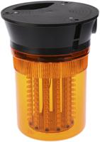 led400-04-01rs Moflash LED400 Series Amber Multiple Effect Beacon, 115 → 230 V ac, Surface Mount, LED Bulb, IP65