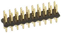 77313-824-72lf Amphenol ICC Bergstik Series Straight Through Hole Pin Header, 72 Contact(s), 2.54 mm Pitch, 2 Row, Unshrouded