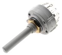 ck1027 Lorlin, 3 Position 4PST Rotary Switch, 150 mA@ 250 V ac, Solder Tab