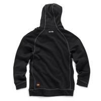 t54512 Scruffs Trade Black Polyester, Cotton Men Work Hoodie L