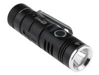 186-4623 RS PRO LED Pocket Torch Black - Rechargeable 600 lm, 62.5 mm