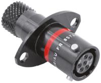 8sta00835sn Souriau Sunbank by Eaton Circular Connector, 6 Contacts, Panel, Standard Connector, Socket, Female, IP67, 8STA Series