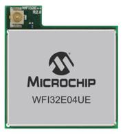 wfi32e04ue-i Microchip WFI32E04UE-I 3 → 3.6V WiFi Module, 802.11b/g/n I2C, SPI, UART, USB