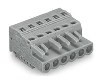 231-108026-000 Wago 231 Series PCB Terminal, 8-Contact, 5mm Pitch, Cable Mount, 1-Row, Cage Clamp Termination