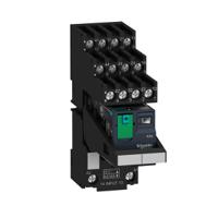 rxm4ab2bdpvs Schneider Electric Harmony Relay RXM Series Interface Relay, DIN Rail Mount, 24V dc Coil, 4PDT, 4-Pole