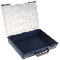 136204 Raaco 32 Cell Black, Transparent PP, Adjustable Compartment Box, 57mm x 338mm x 261mm