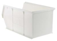 315-1173 RS PRO PP Storage Bin, 350mm x 205mm x 181mm, White
