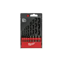 4932352466 8-Piece Wood Drill Bit Set for Wood, 10mm Max, 3mm Min