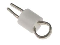 262-2062 RS PRO 1.32mm White Terminal Post
