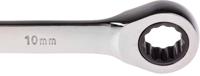 487-056 RS PRO Combination Ratchet Spanner, 10mm, Metric, Double Ended