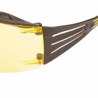 sf403xsgaf-yel 3M SecureFit Anti-Mist Safety Glasses, Amber PC Lens