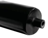 137-451 RS PRO Halogen Free Heat Shrink Tubing, Black 75mm Sleeve Dia. x 100cm Length 3:1 Ratio