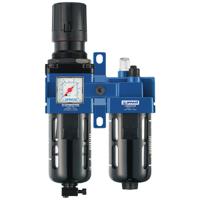 ktb-sm3 PREVOST G 1/2 FRL, Manual Drain, 25μm Filtration Size - With Pressure Gauge