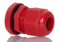 ngm20s-red HellermannTyton NGM Series Red Nylon Cable Gland, M20 Thread, 6mm min., 12mm max., IP68