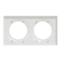 s520704 Schneider Electric White 2 Gang Cover