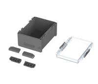 96028574 Bopla Bocube Series Graphite Grey Polycarbonate V0 Enclosure, IP66, IP68, IK07, Clear Lid, 160 x 300 x 239mm