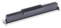 154808-154808-e ERNI SMC Series Straight Surface Mount PCB Socket, 68-Contact, 2-Row, 1.27mm Pitch, Solder Termination