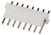 640456-8 TE Connectivity MTA-100 Series Straight Through Hole Pin Header, 8 Contact(s), 2.54 mm Pitch, 1 Row, Unshrouded