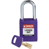 150250 Brady LOTO-101 Key Weatherproof Nylon, Steel Padlock, 6.35mm Shackle, 38.00mm Body