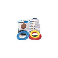 1100u06-03 Legris 1100 Polyurethane, Flexible Tube, Red, 100m