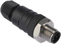 18319-rscn-47 Lumberg Automation Circular Connector, 4 Contacts, Cable, M12 Connector, Plug, Male, IP67, RSCN Series